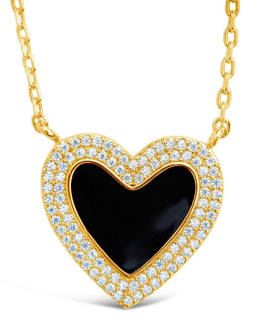 Antonia Heart Pendant Necklace Sterling Forever Gold