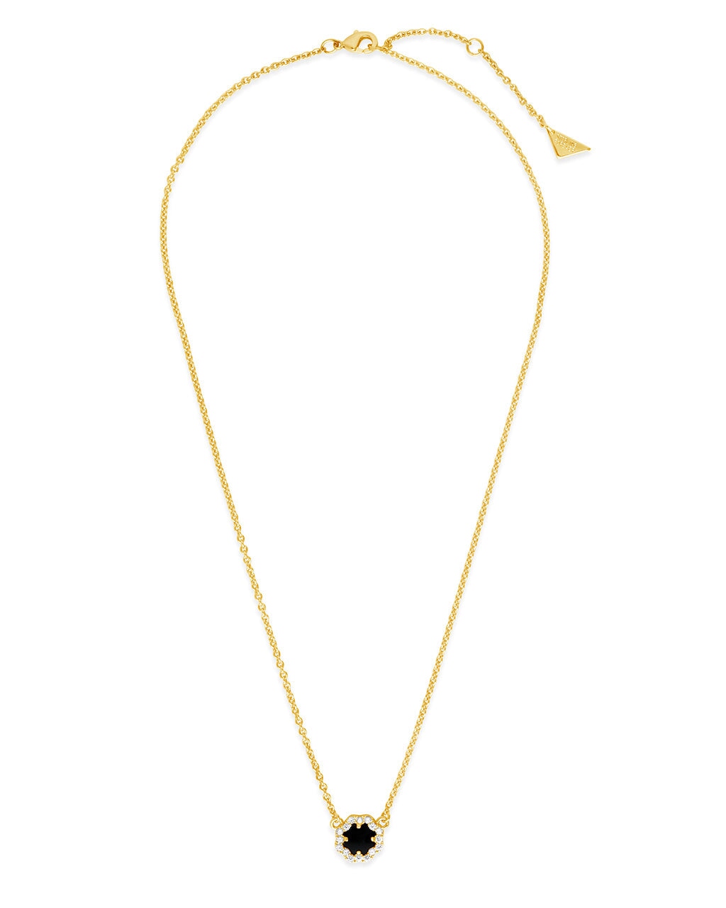 Bezel Rose Petal Pendant Necklace Necklace Sterling Forever