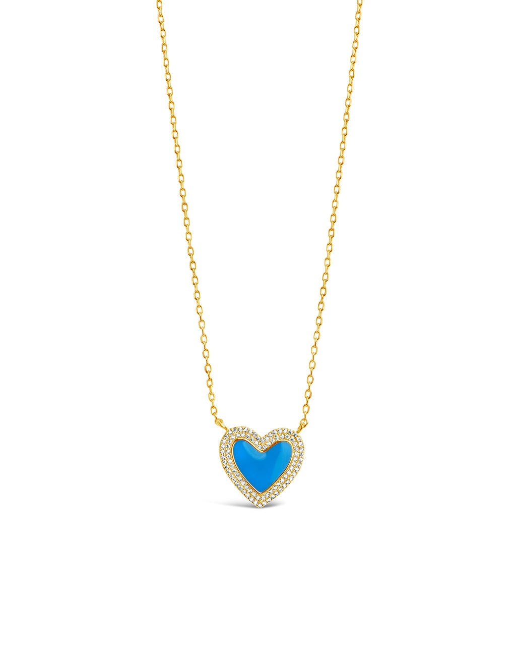 Gwen Heart Pendant Necklace Sterling Forever
