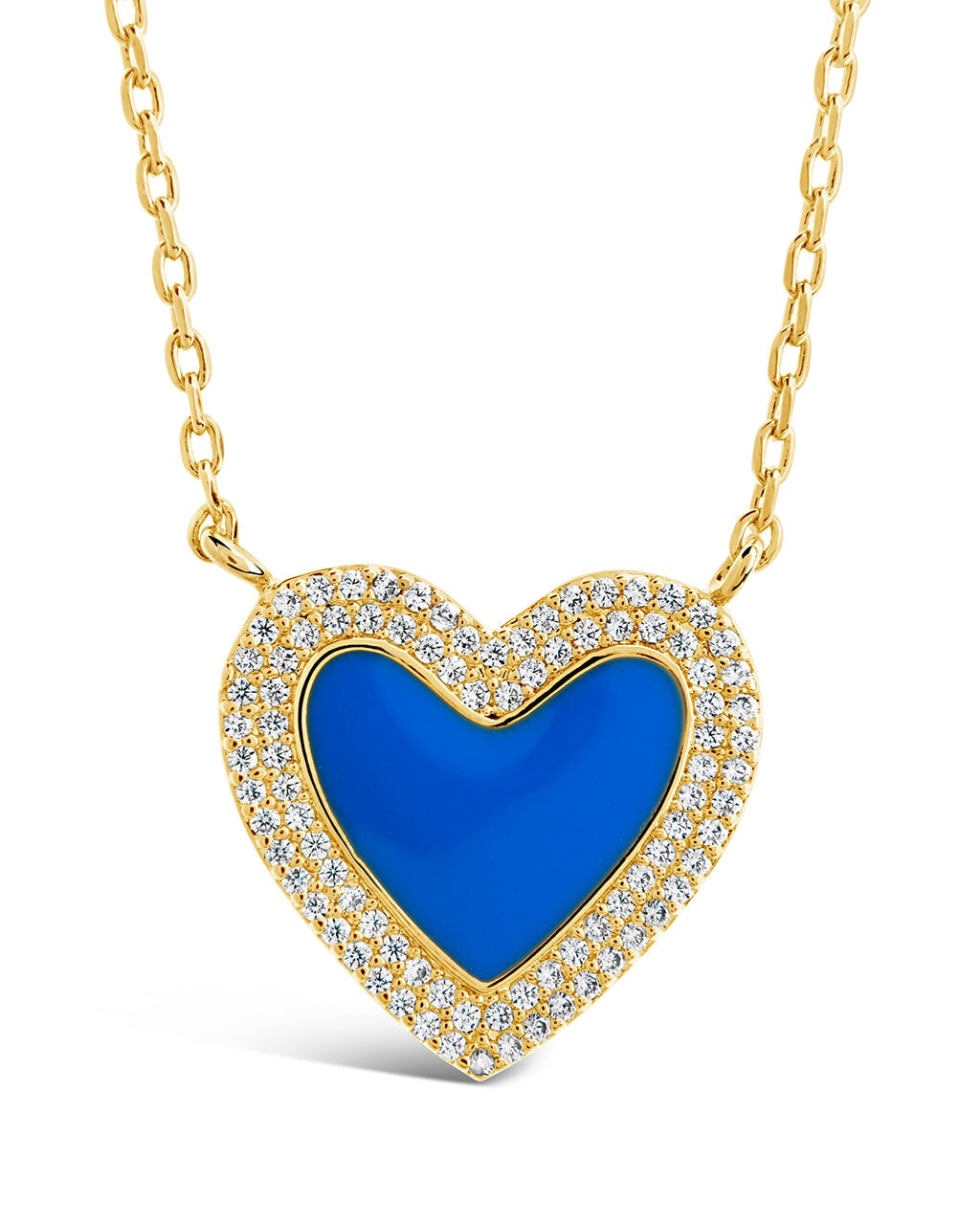 Gwen Heart Pendant Necklace Sterling Forever Gold