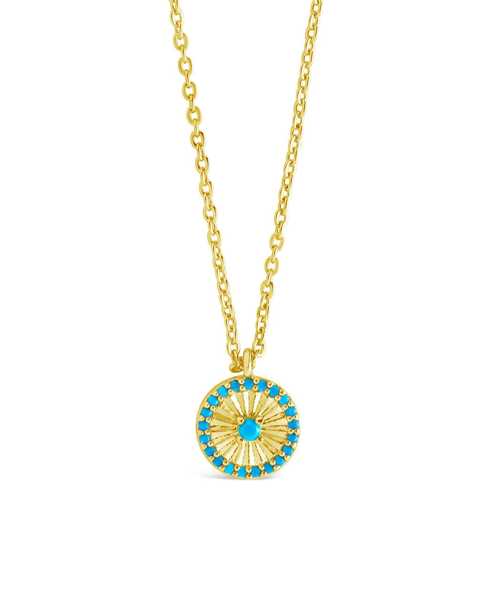Drew Pendant Necklace Necklace Sterling Forever Gold