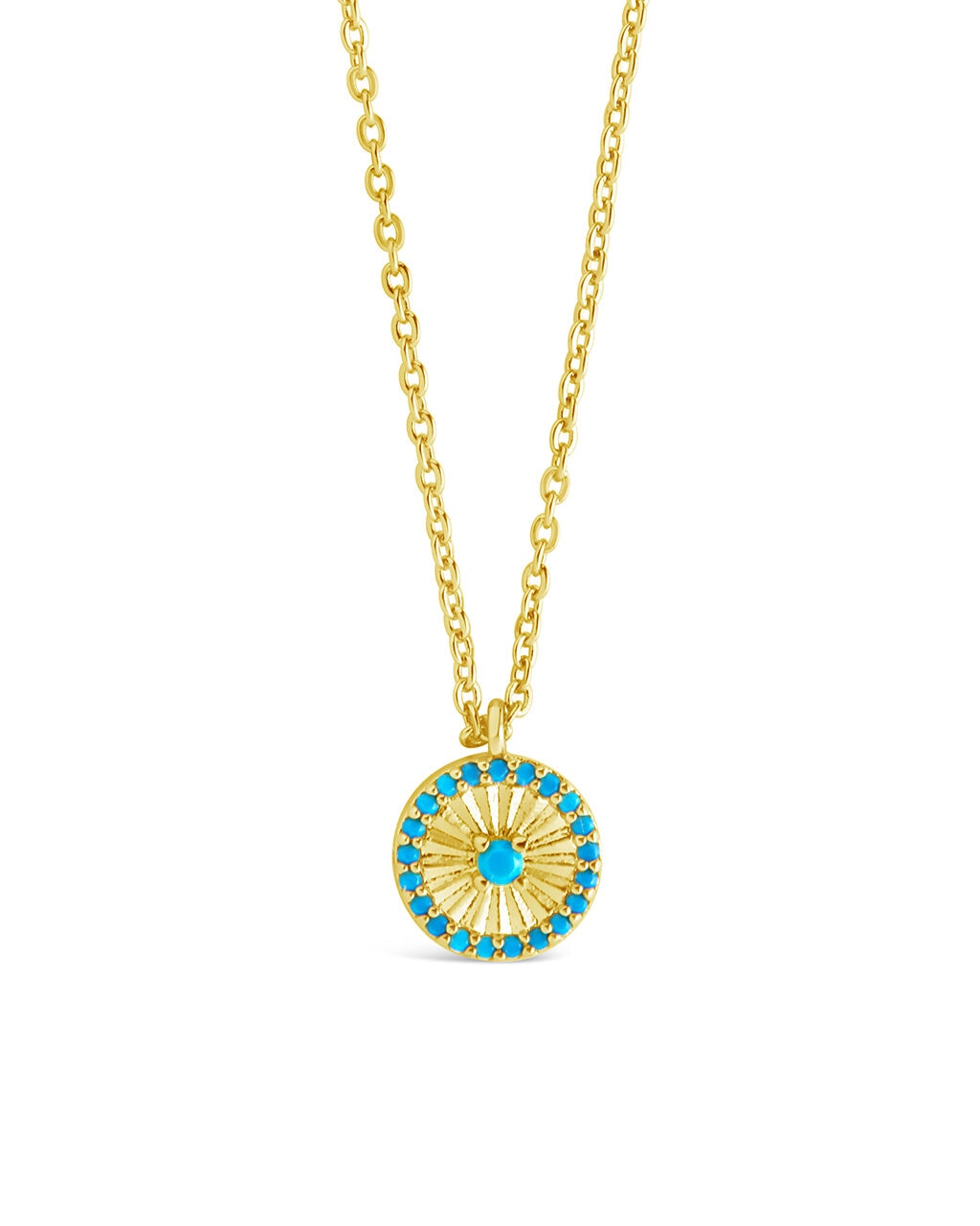 Drew Pendant Necklace Necklace Sterling Forever Gold