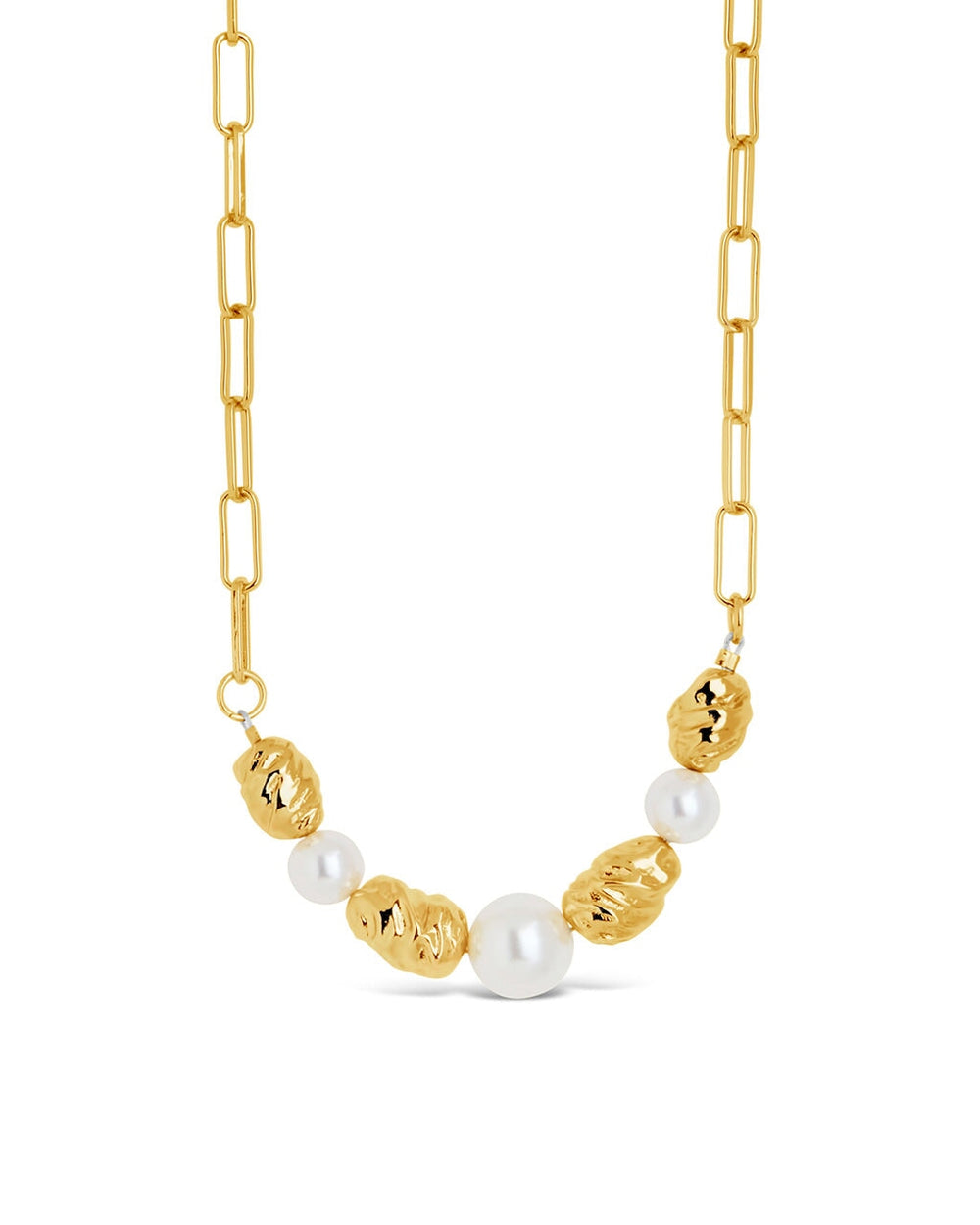 Sylvie Statement Necklace Necklace Sterling Forever Gold 