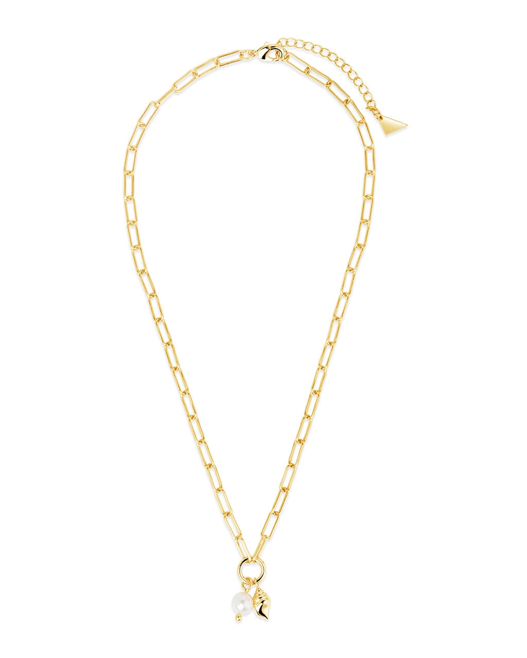 Beverly Pearl & Shell Charm Necklace Necklace Sterling Forever 