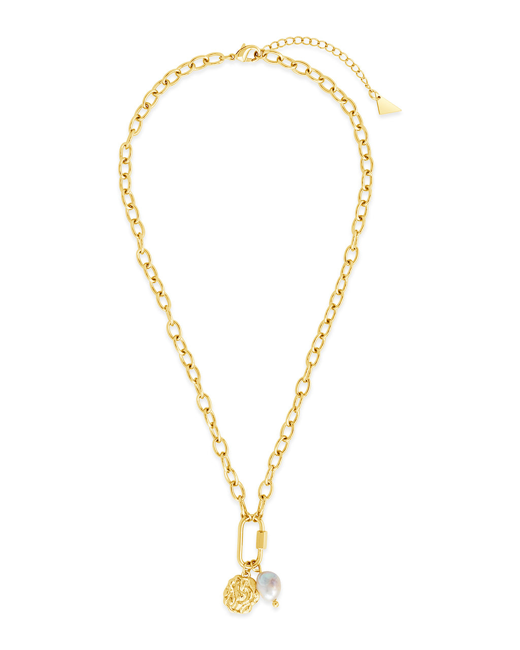 Jaxie Carabiner Charm Necklace