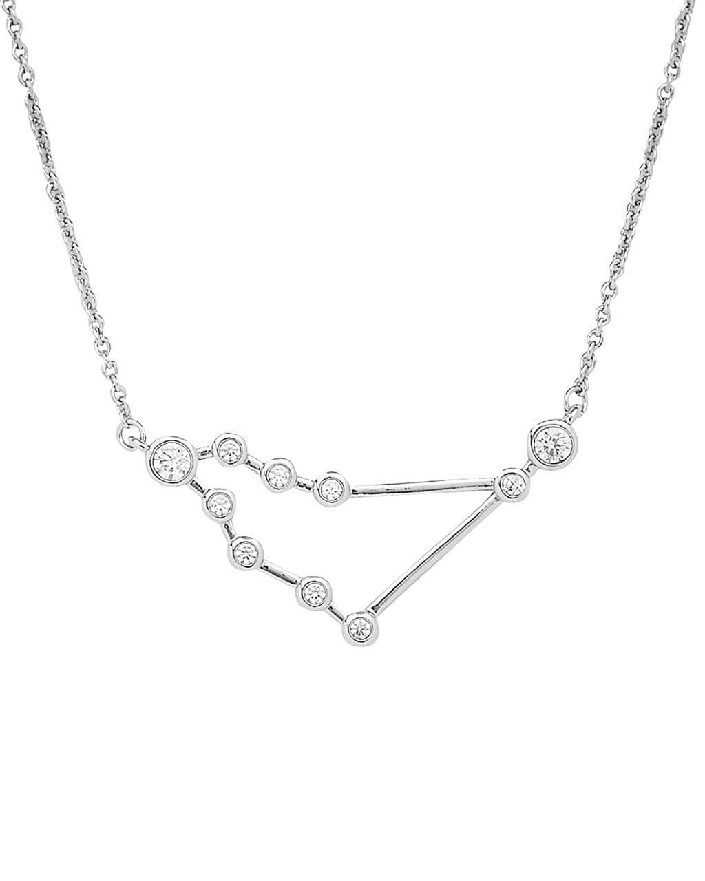 'When Stars Align' Constellation Necklace Necklace Sterling Forever Silver Capricorn (Dec 22 - Jan 19)
