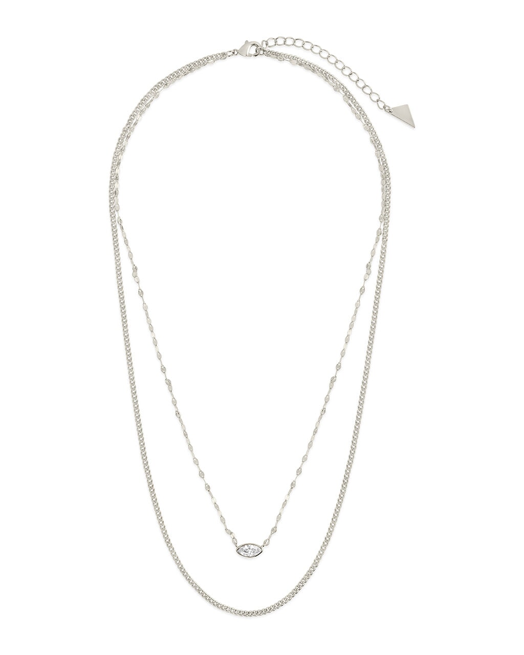 Amelia CZ Layered Necklace Necklace Sterling Forever