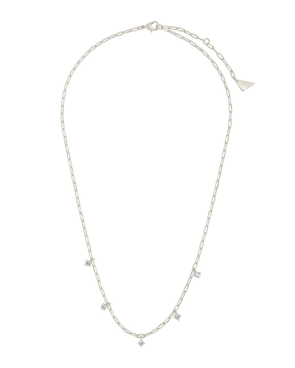 Iskra CZ Charm Necklace Necklace Sterling Forever