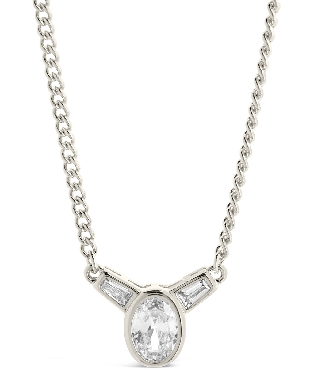 Estelle CZ Pendant Necklace Necklace Sterling Forever