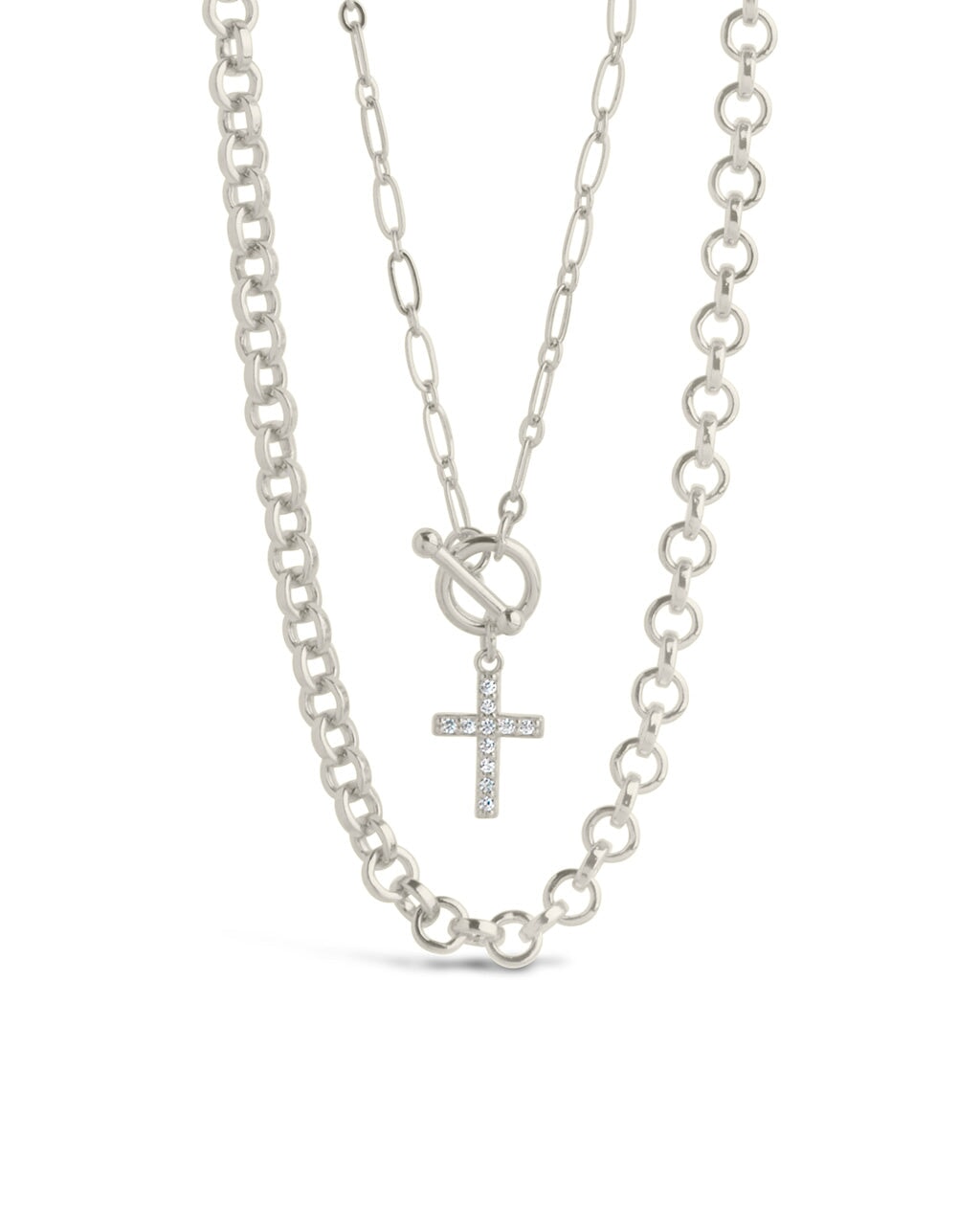 Grace Layered Necklace Necklace Sterling Forever Silver
