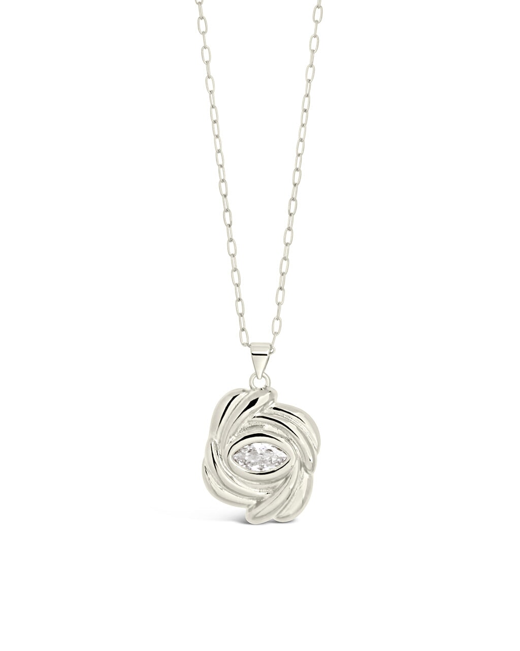 Mireille Pendant Necklace Sterling Forever Silver 