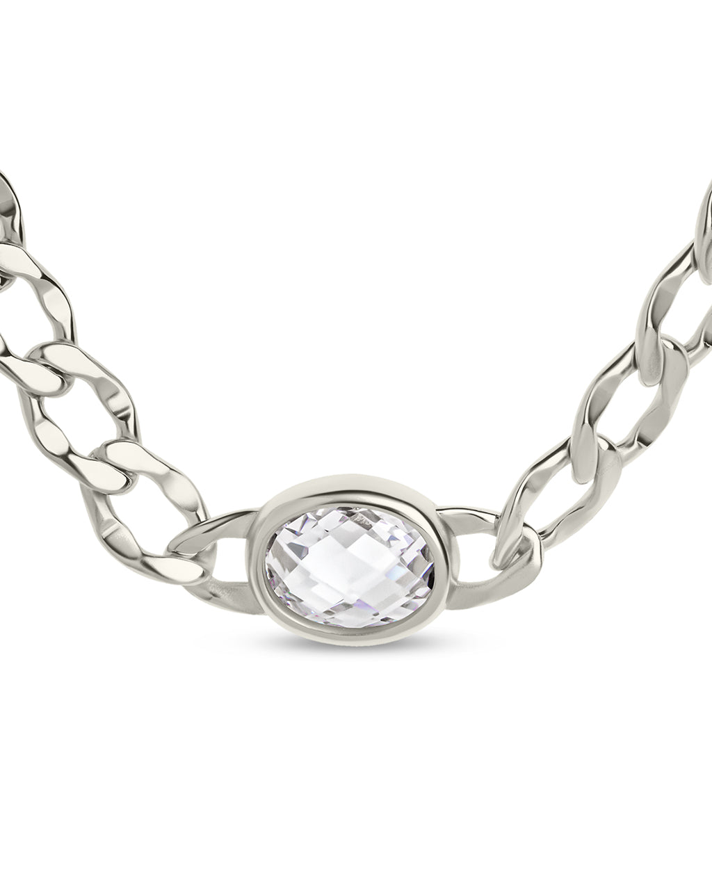 Rebel Station CZ Curb Chain Choker