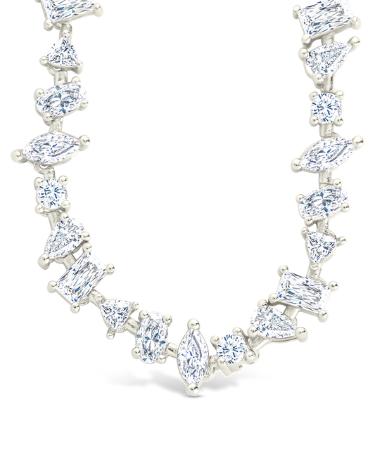 Ellery Adjustable CZ Tennis Necklace