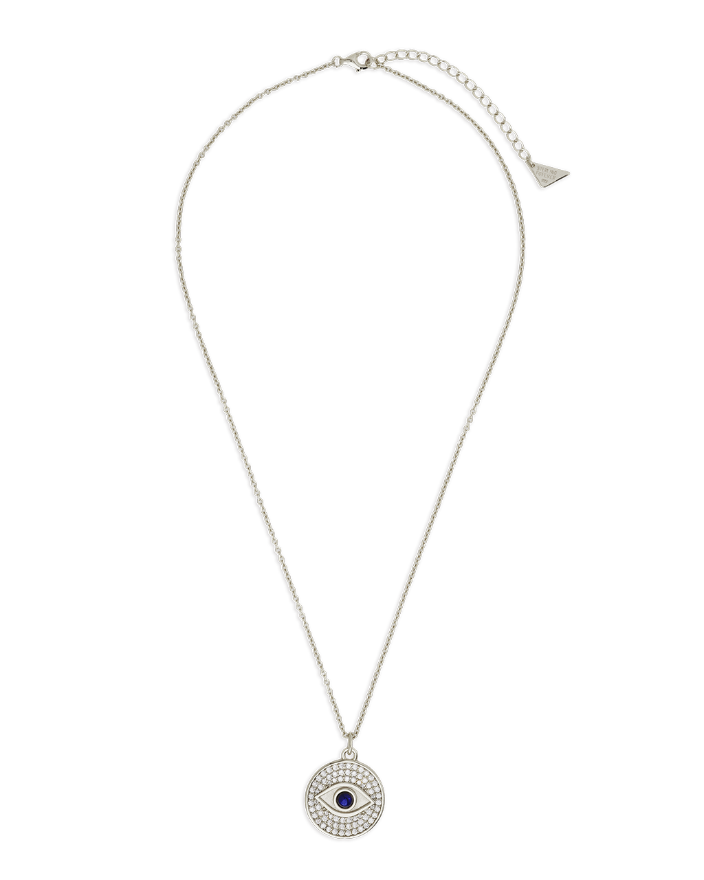 Pave CZ Evil Eye Pendant