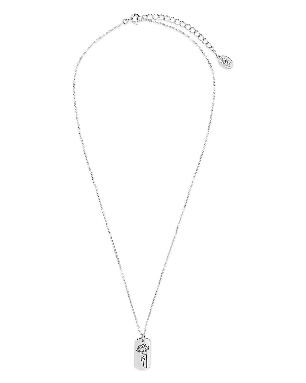 Birth Flower Pendant Necklace Sterling Forever