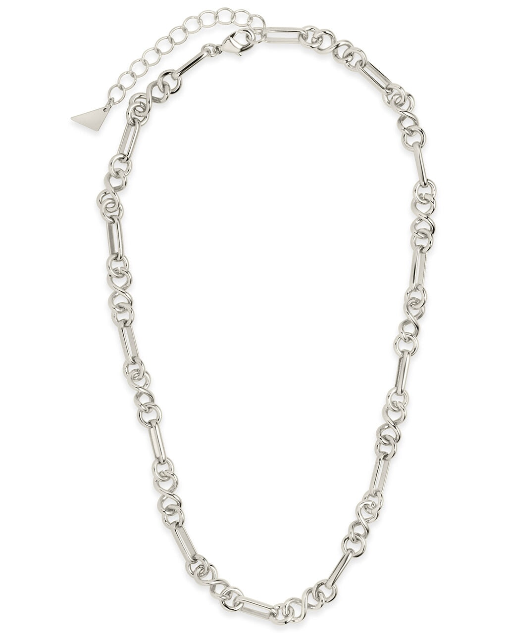Infinity & Oval Link Chain Necklace Necklace Sterling Forever