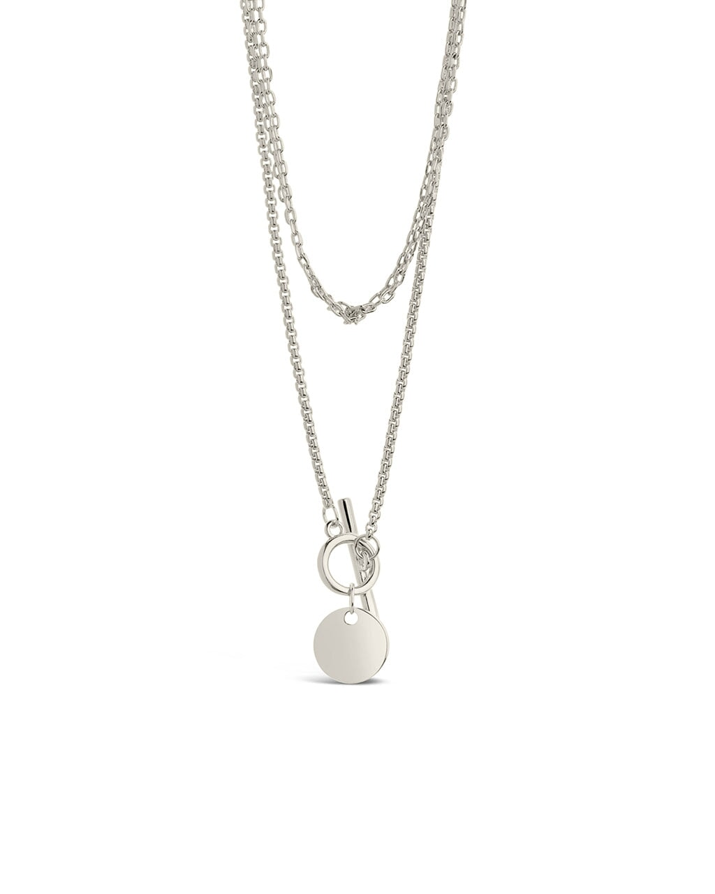 Larisa Layered Chain Necklace Necklace Sterling Forever