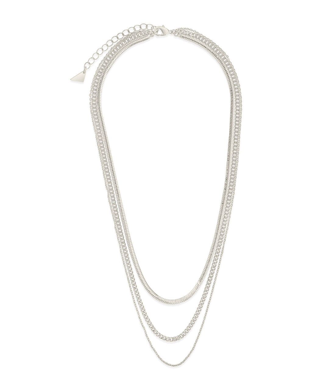 Brenna Layered Chain Necklace Necklace Sterling Forever