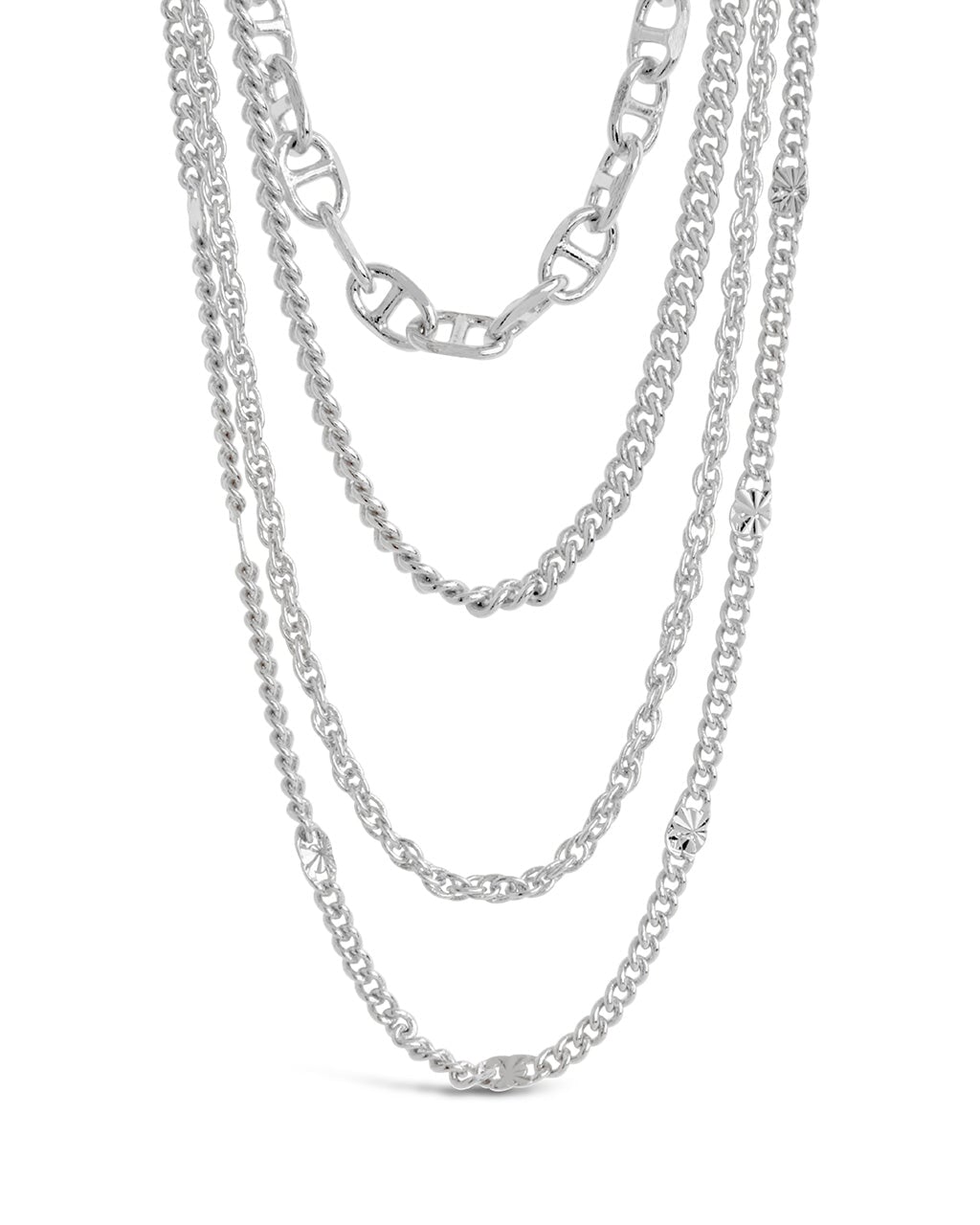 Lulu Layered Necklace Necklace Sterling Forever Silver