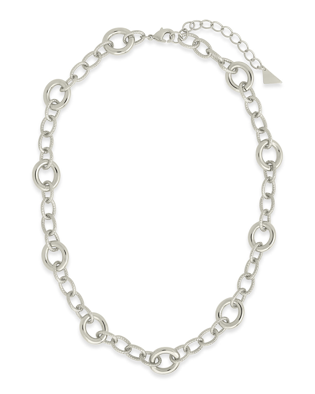 Carter Round Statement Link Necklace