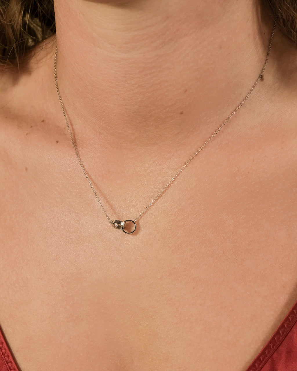 Sterling Silver Amor Necklace