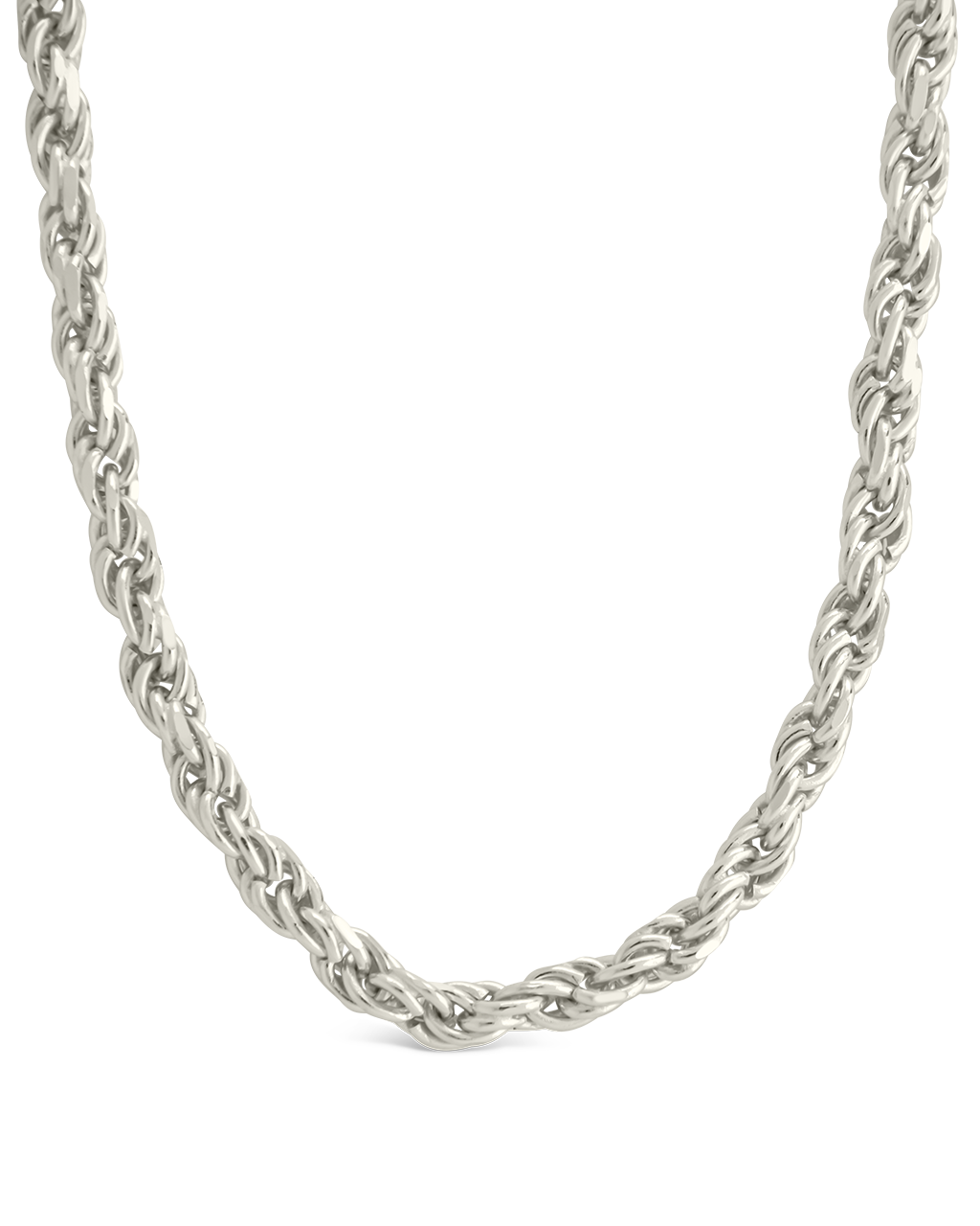 Sterling Silver Belen Dainty Rope Chain Necklace