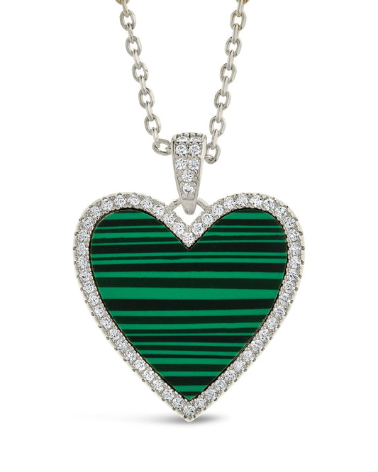 Maeve Heart Pendant Necklace Sterling Forever Silver