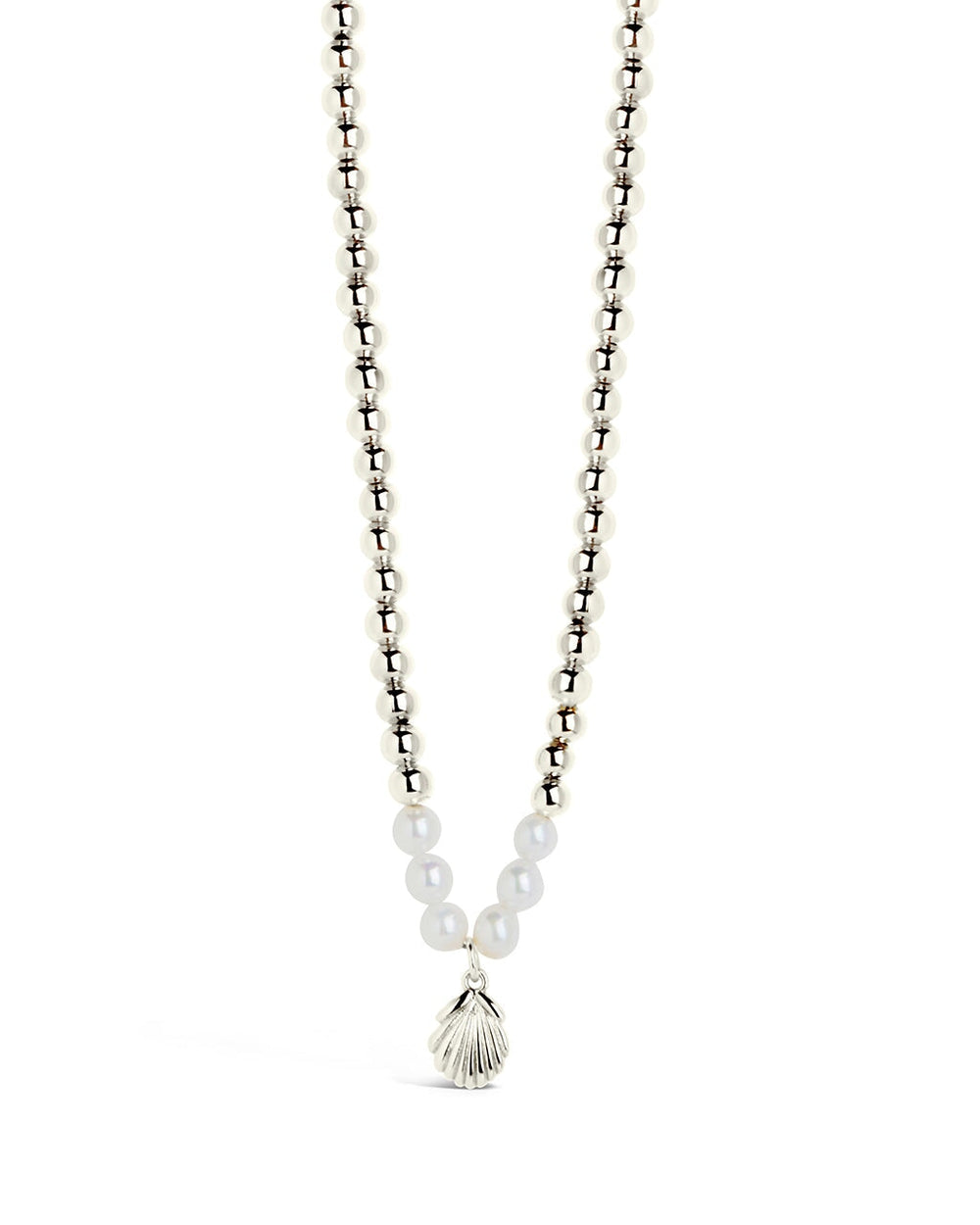 Marjorie Pearl & Shell Pendant Necklace Necklace Sterling Forever Silver