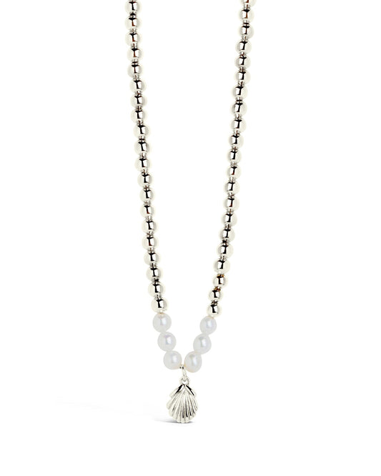 Marjorie Pearl & Shell Pendant Necklace Necklace Sterling Forever Silver