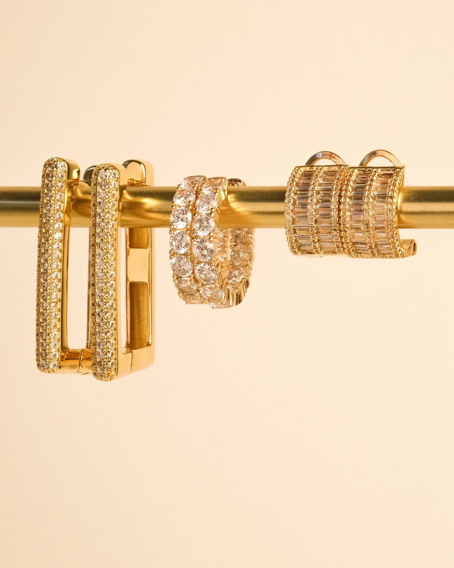 Valerie CZ Celebration Hoop Earrings Earring Sterling Forever 