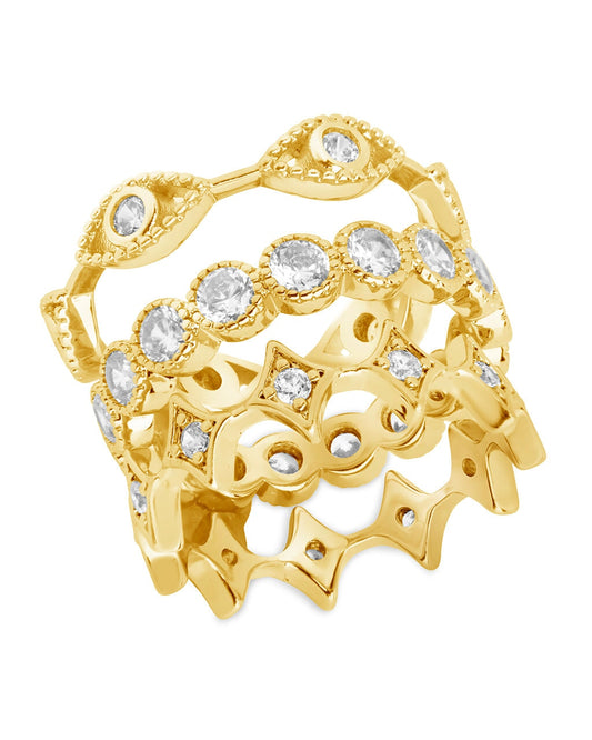 Roxie Stacking Ring Ring Sterling Forever Gold 6