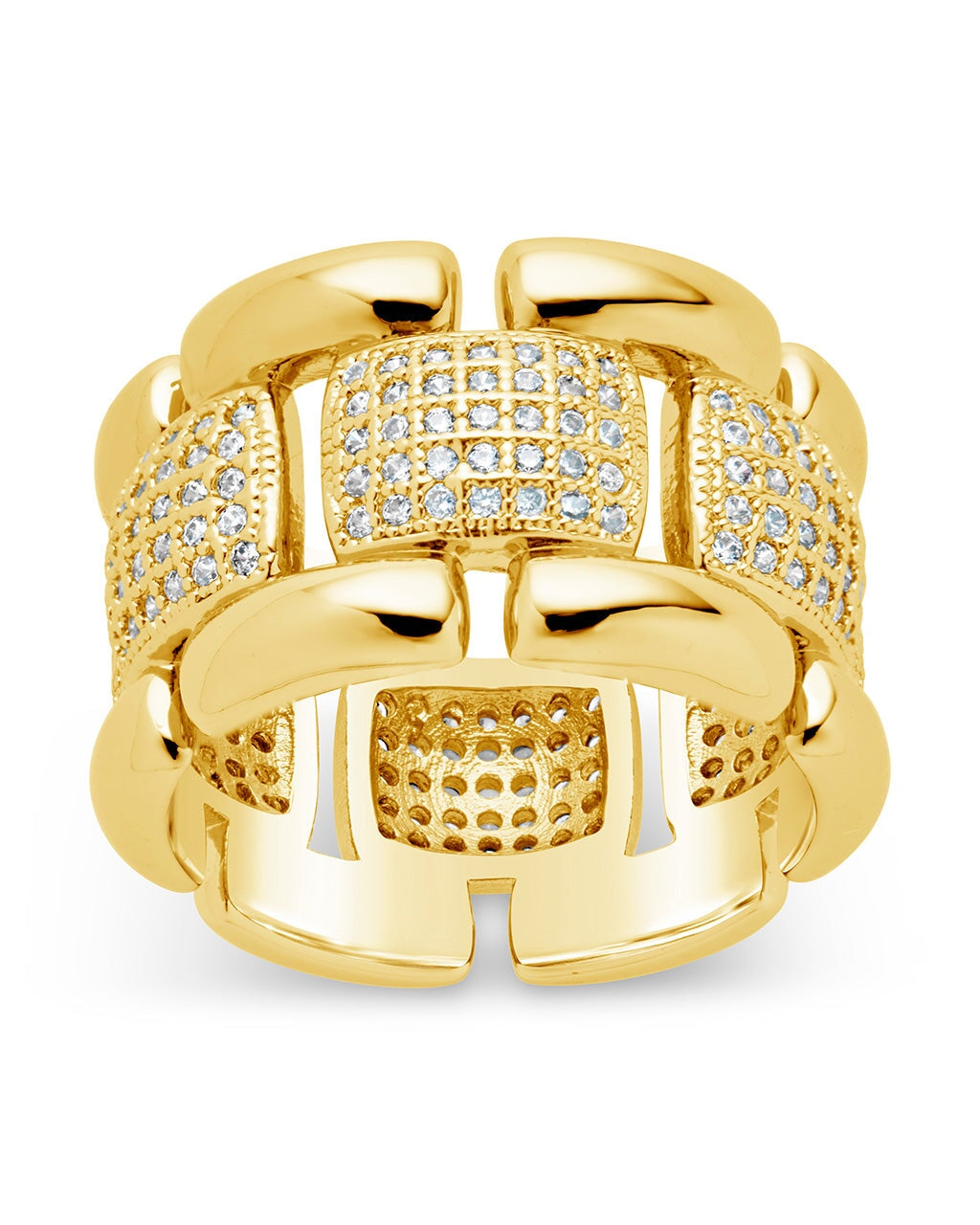 Avina Chain Ring Ring Sterling Forever