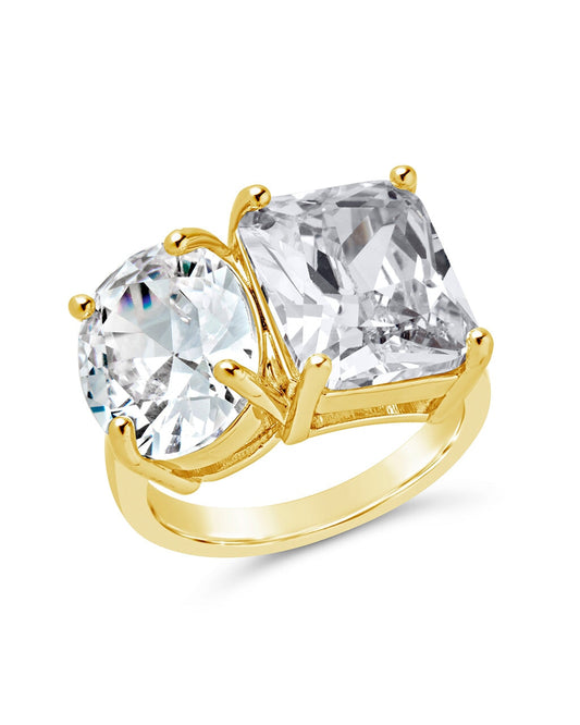 Marla Ring Ring Sterling Forever Gold 6