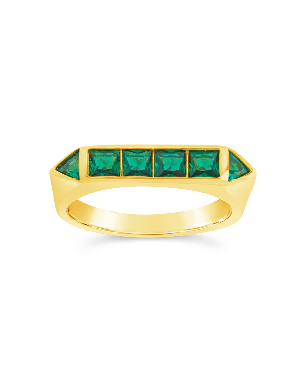 Rayna Emerald CZ Ring Ring Sterling Forever 