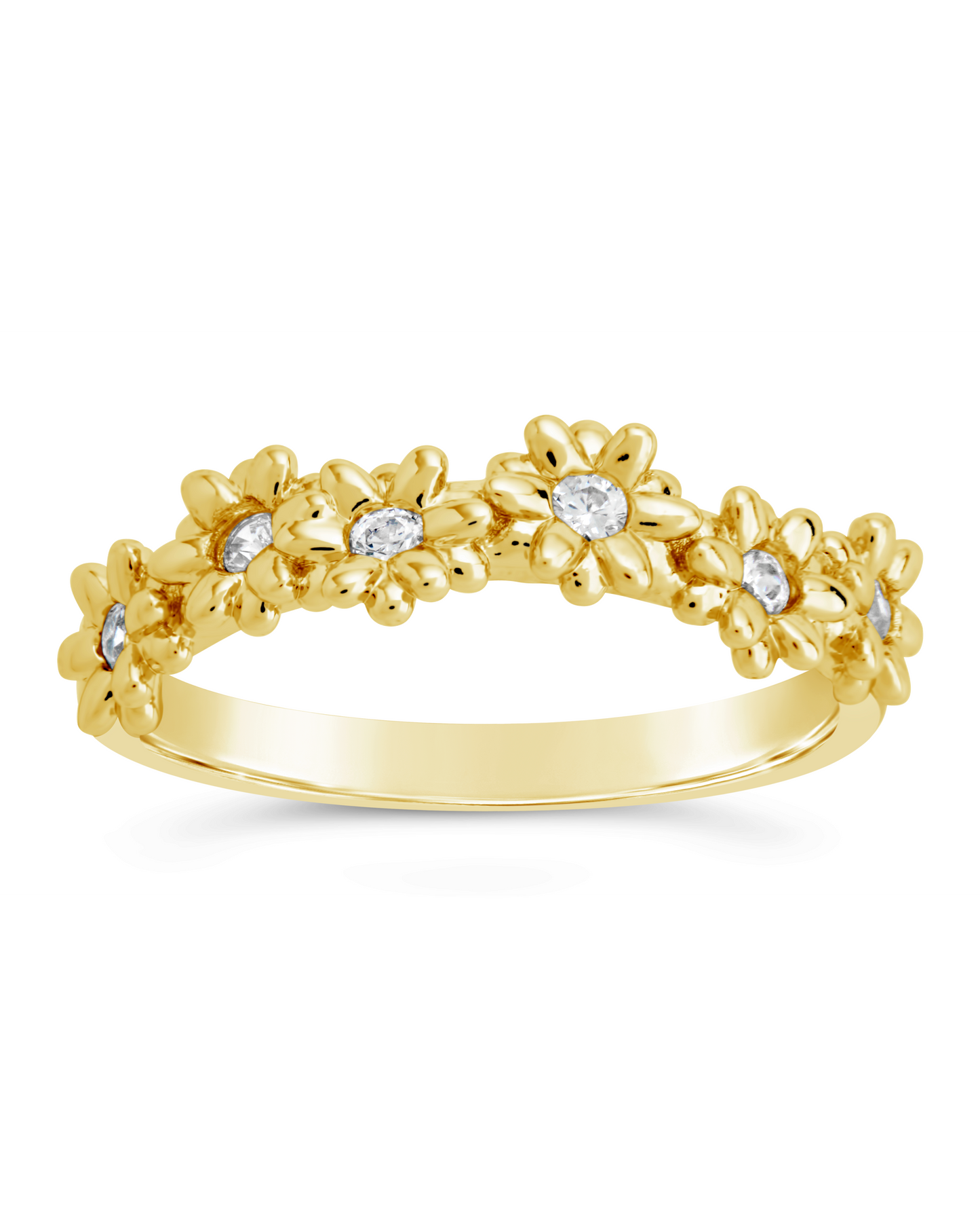 Flower CZ Irena Ring