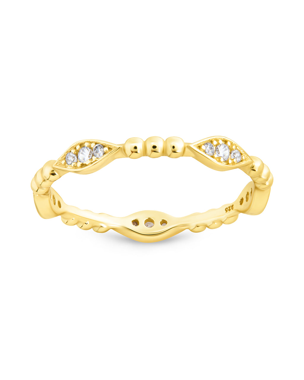 Sterling Silver Lydia CZ Bubble Ring