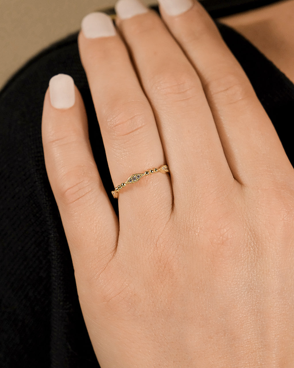 Sterling Silver Lydia CZ Bubble Ring