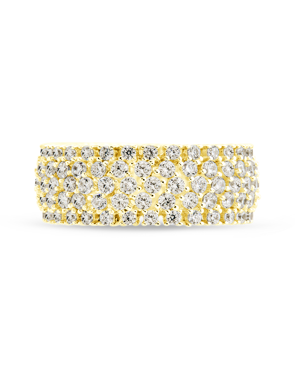 Sterling Silver Yvonne CZ Stacking Ring