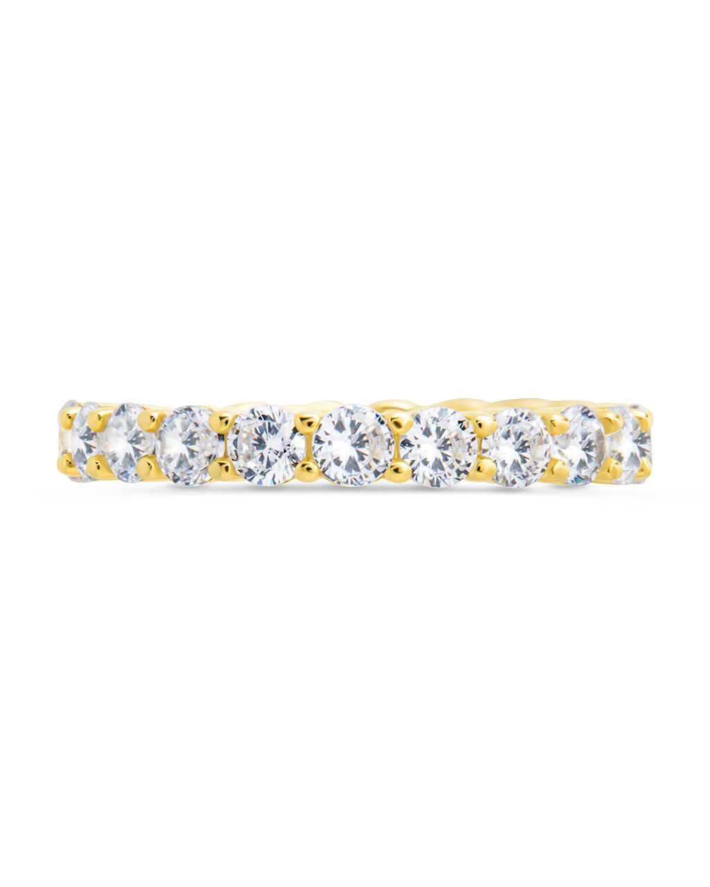 Sterling Silver Gracie CZ Eternity Ring