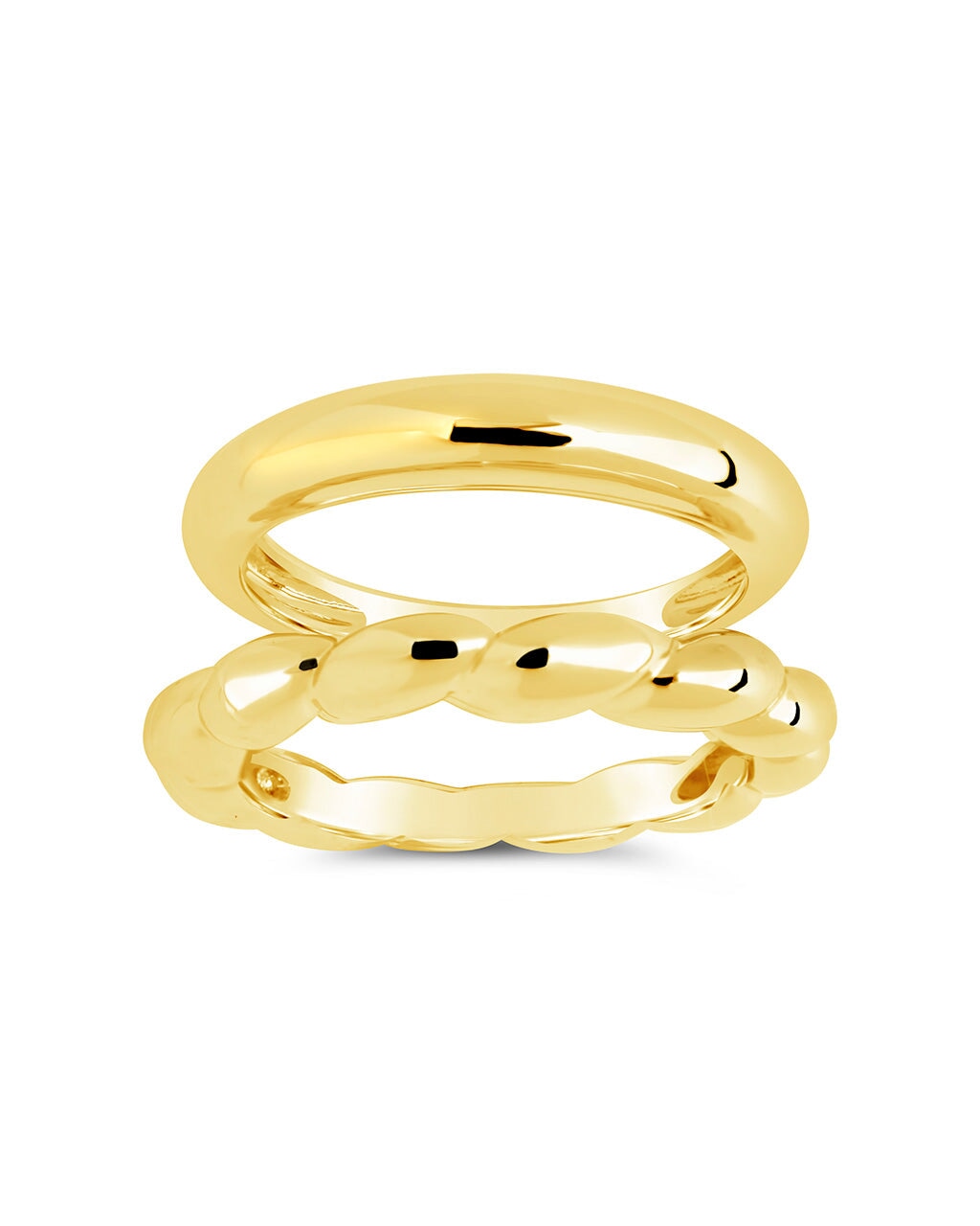 Kehlani Band Ring Set of 2 Ring Sterling Forever