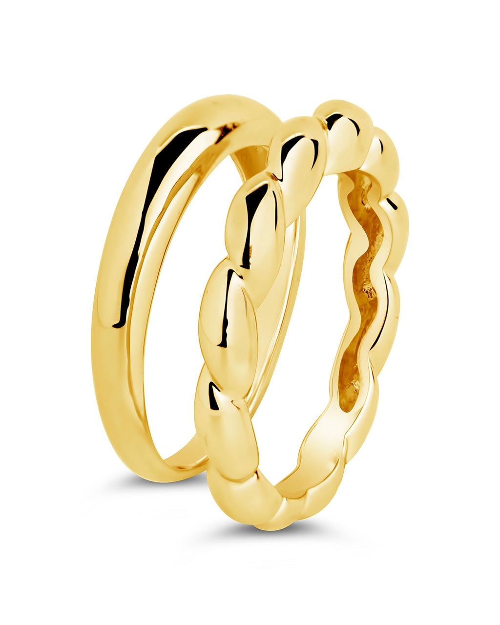 Kehlani Band Ring Set of 2 Ring Sterling Forever