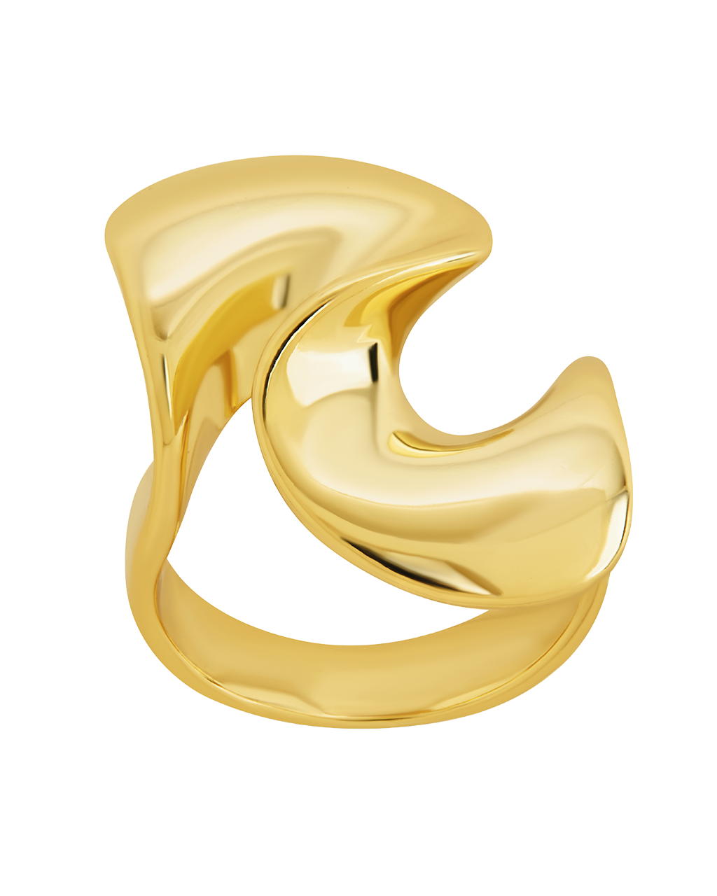 Lorraine Twisted Fan Statement Ring