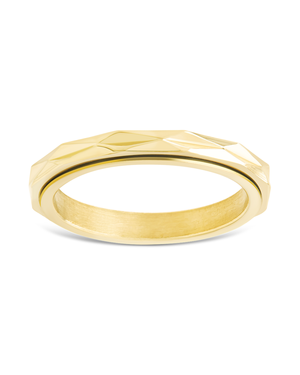 Ashlyn Thin Polished Fidget Band Ring