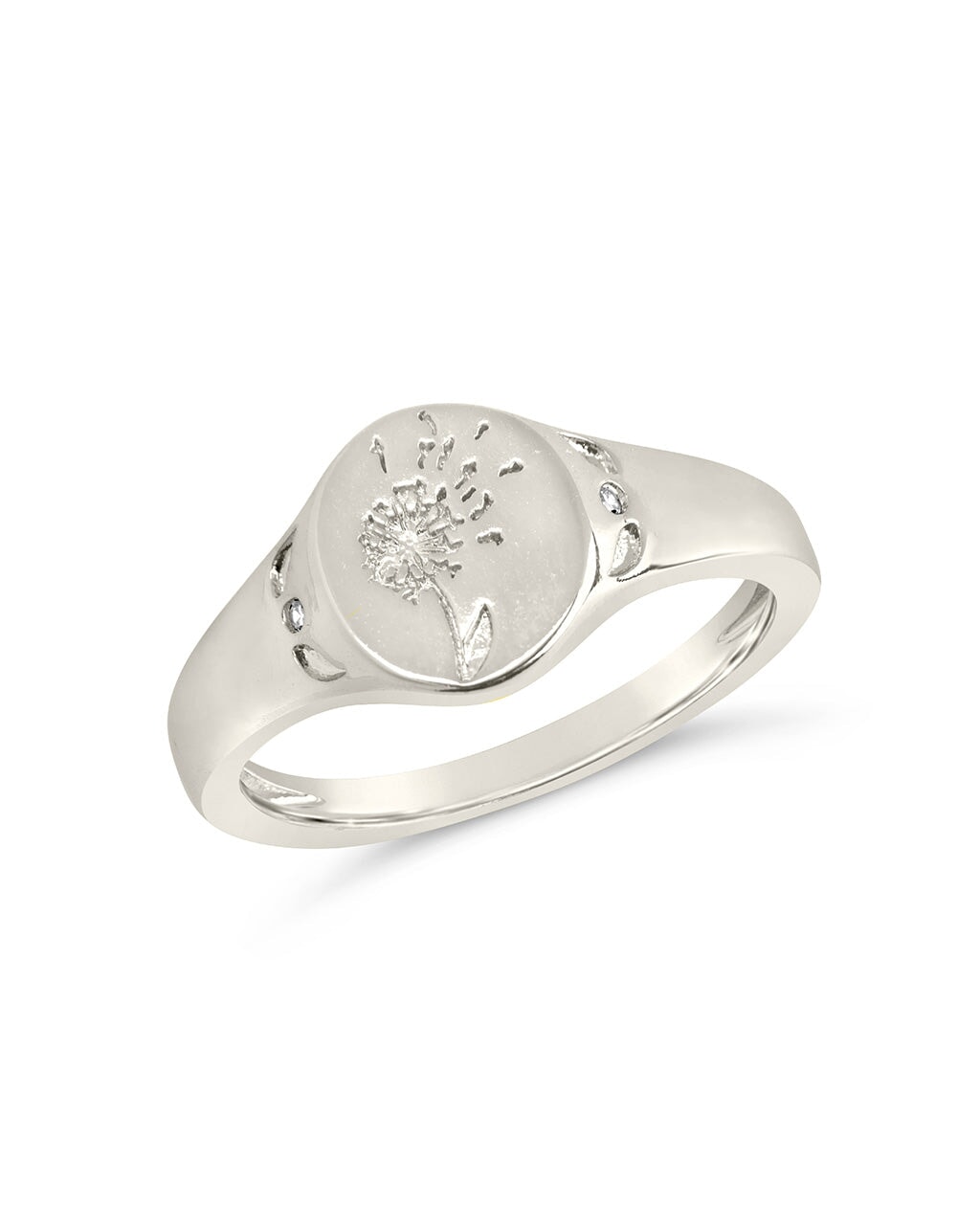 Make A Wish Signet Ring Ring Sterling Forever Silver 6
