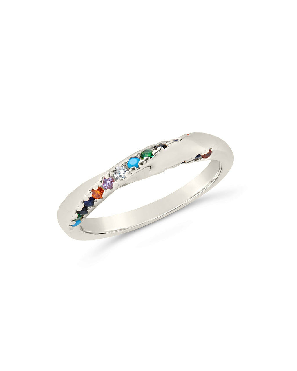 Senta Twist Ring Ring Sterling Forever Silver 6