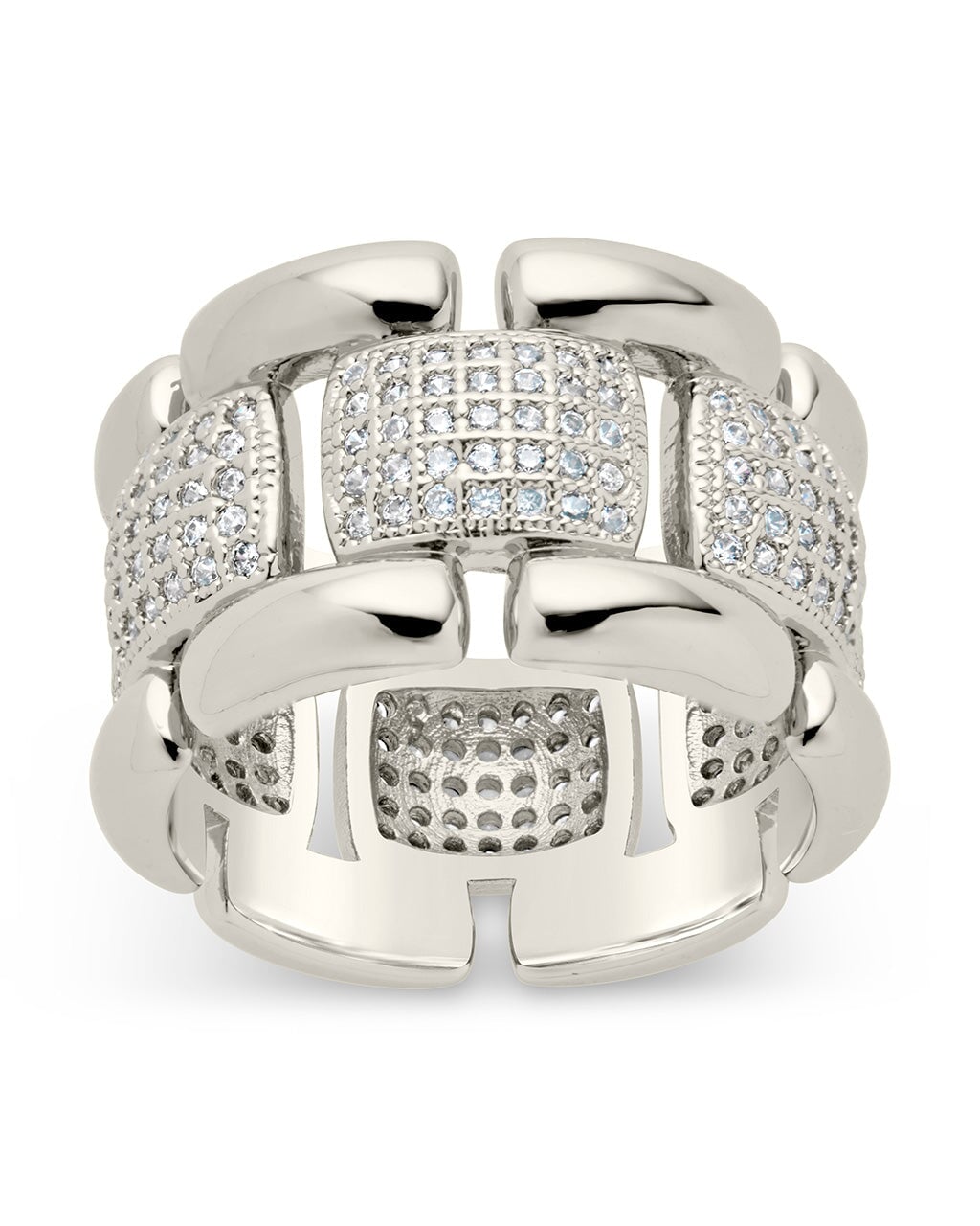 Avina Chain Ring Ring Sterling Forever