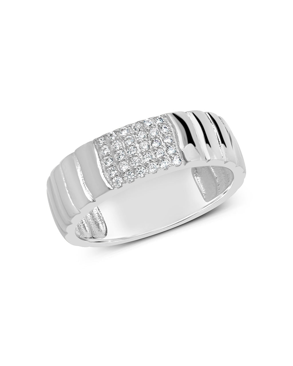 Riley Band Ring Ring Sterling Forever Silver 6