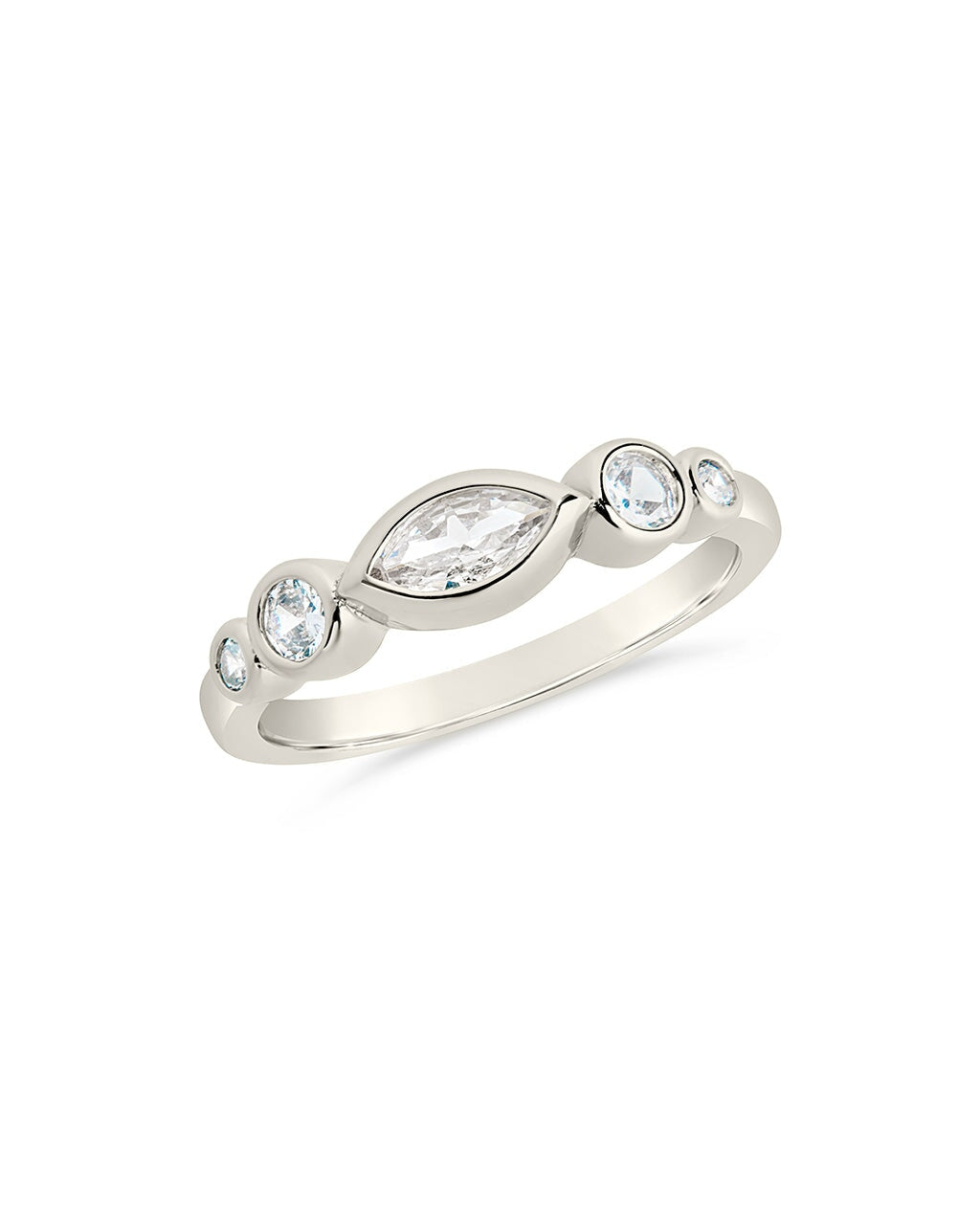 Mylena Ring Ring Sterling Forever Silver 6