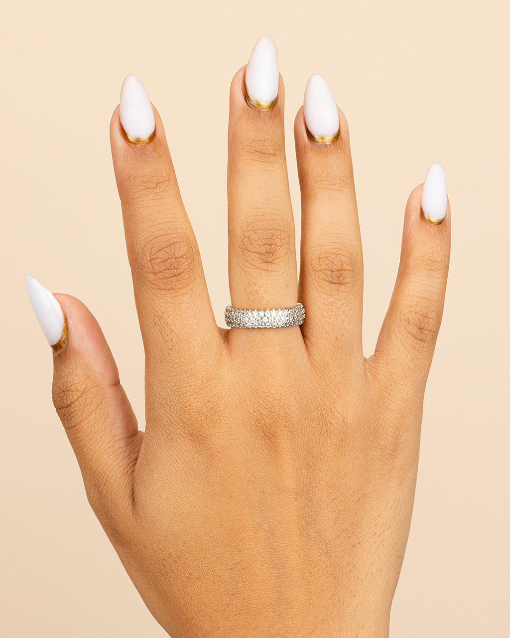 Jolene CZ Rainbow Eternity Ring