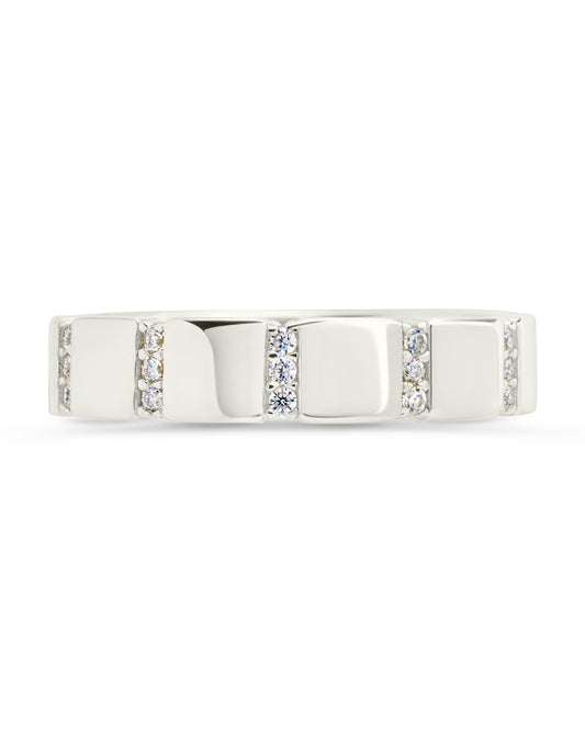 Sterling Silver Bradley CZ Ring